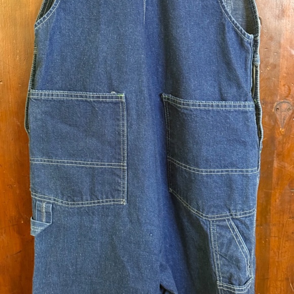 OshKosh B'gosh Vintage 70s American Union Made Sanforized Vesbak Overall 26-28 - Picture 8 of 9